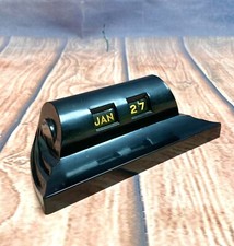 ANTIQUE 1930's ART DECO BAKELITE GADAWARE DESK TOP PERPETUAL CALENDAR