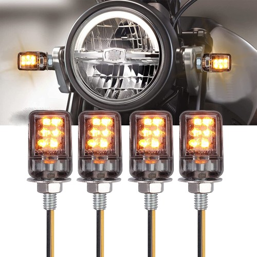Motorcycle amber led mini - 4x,