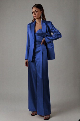Silk satin women - suits, lady