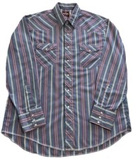 VTG Wrangler Mens Snap Button