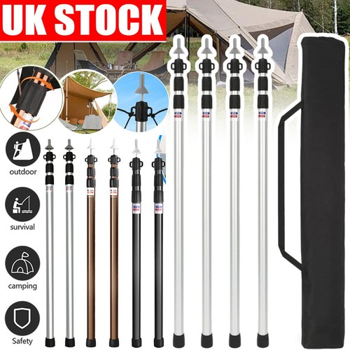 4x2 tent poles - 2/4x2.3m, telescopic