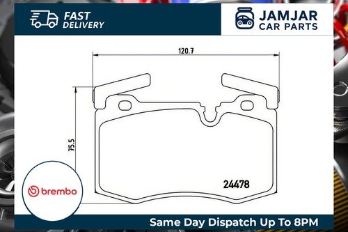 Brembo brake pad set - pad, front