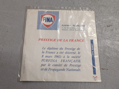 Vintage french fina oil - vintage,