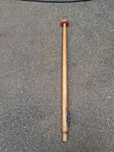 Vintage wooden boat flagpole - wooden,
