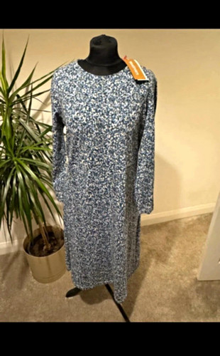 Woolovers blue animal print - blue,