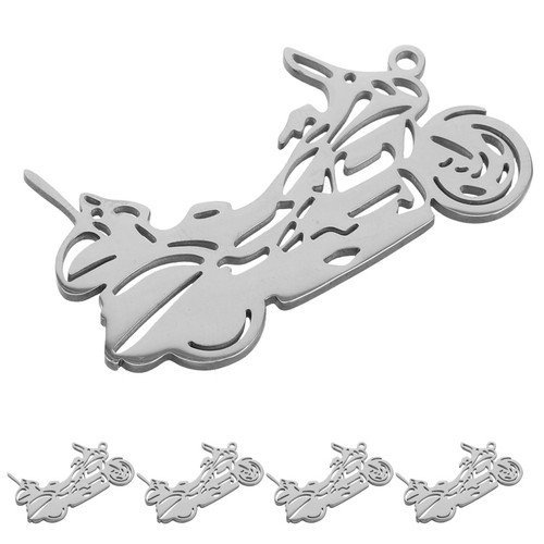 Pcs antique motorbike charms - 5,