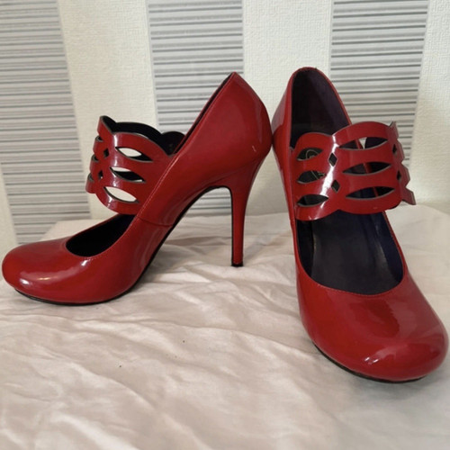 Schuh women red - red, patent