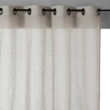 LA REDOUTE Onega Single Linen Voile Panel w/ Eyelets 180cm Long Natural RRP £40
