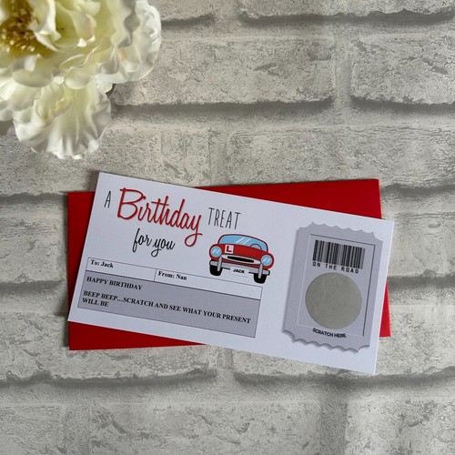 Personalised scratch voucher - personalised,