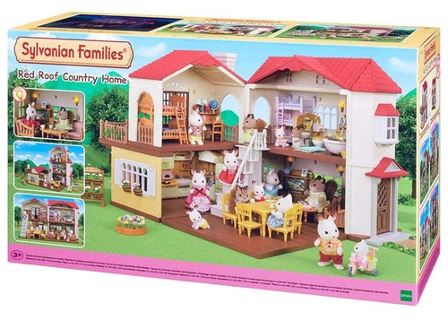 Sylvanian families red roof - red,