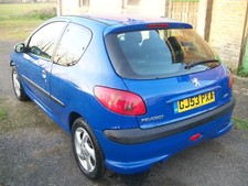 PEUGEOT 206 STYLE 1.1 BLUE