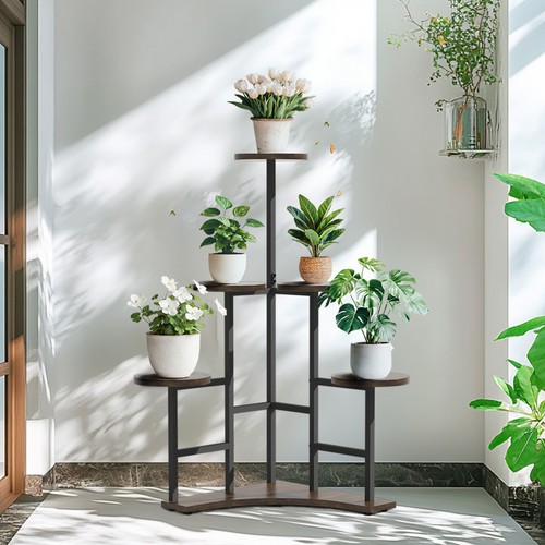Tiered corner plant stand - 6,