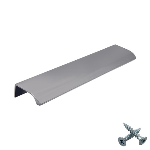Chrome kitchen cabinet - kitchen, door