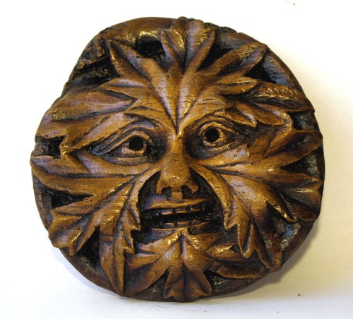 Green man reproduction - green,