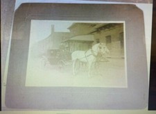 Antique Real Photo Horse Drawn