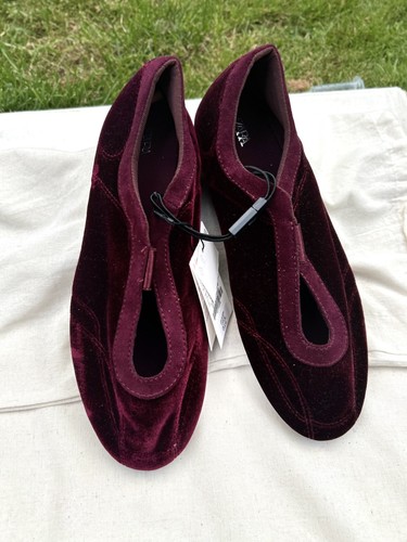 Bnwt velvet ballerinas flat - ballerinas,