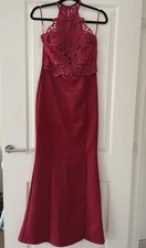 Lipsy Red Burgundy Lace Full