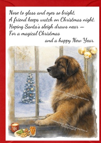 Leonberger dog - leonberger, (4"