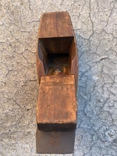 Vintage Wooden Adjustable Mouth Coffin Smoother Hand Plane