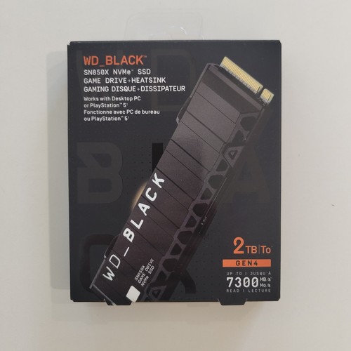 Black sn850x 2tb 2 pcie - 2tb, m.2
