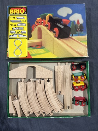 Brio wooden train - train, set