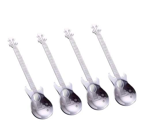 4pcs guitar shaped coffee - 4pcs,