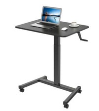 Duronic Sit-Stand Desk WPS47 | Portable Ergonomic Desk for Laptop | 80x50cm Plat
