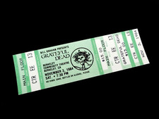 Grateful Dead Ticket Berkeley