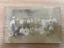 Postcard - Old photo of mixed group taken by E Pragnell Boscombe