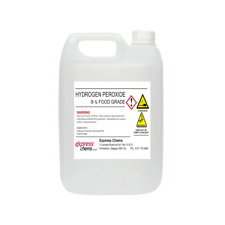 10 Litre (2 x 5L) Hydrogen Peroxide 9% Food Grade Disinfectant Cleaner Solution