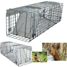 Large Humane Live Animal Trap Cage for Rabbit, Raccoons, Cat, Opossums, Squirrel