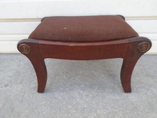 SM Curved French Footrest Footstool Country Regency Georgian Colonial Regency