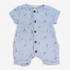 Jojo Maman Bébé, Romper Woven Blue Peter Rabbit, 0-3 Months 2BED49BCC8CC/1