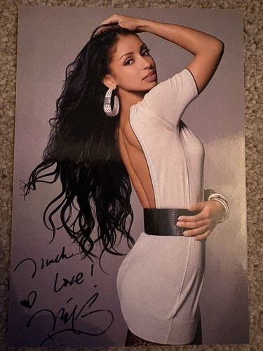 Signed photo mya - mya, harrison