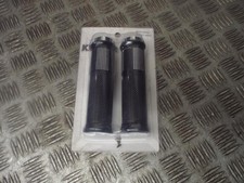 Motorcycle Custom Bullet Handle Bar Grips Krator Black For 7"/8" Bars 