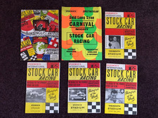 Stock car racing programmes x
