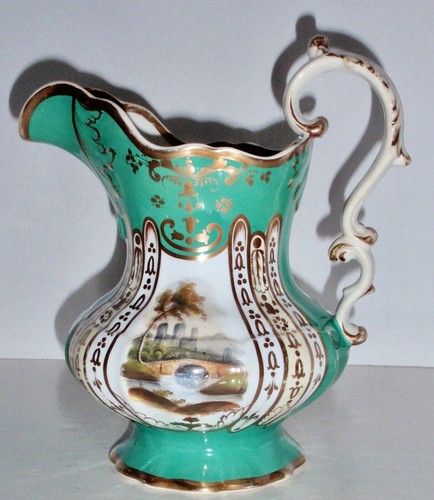 Antique english minton scenic - english,