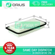 Air Filter Orius Fits Yaris