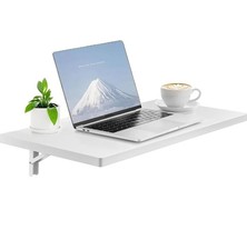 VEVOR Wall Mounted Floating Folding Table Laptop Desk Home Office 23.62x15.75 in