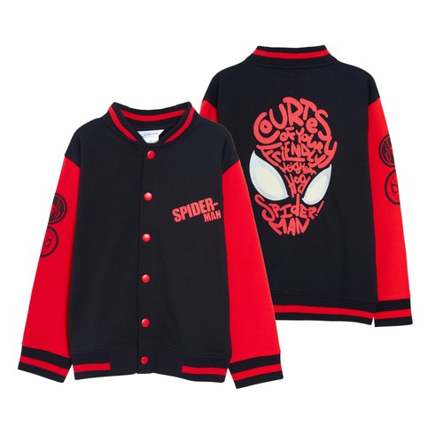 Boys spiderman varsity - spiderman, jacket