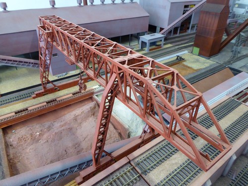 Model rail steel industry - model,