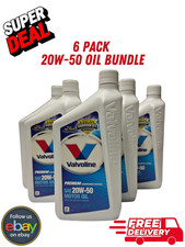 6 Pack Valvoline 20W-50