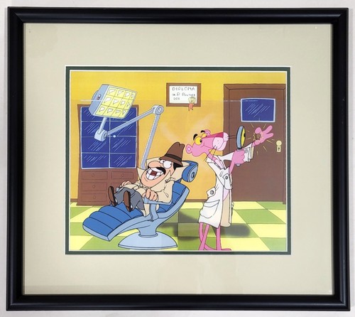 Rare mgm studios sericel pink - studios,