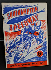 SOUTHAMPTON SPEEDWAY PROG -
