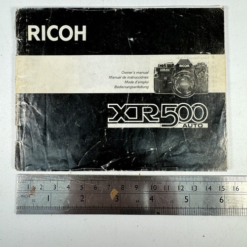 Ricoh xr500 auto four language - auto,