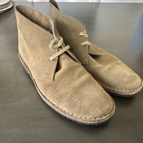 Crew men beige suede - beige,