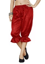 Red Women Satin Victorian