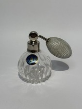 Vjntage Georgian Crystal Tutbury - empty perfume bottle atomiser with bulb