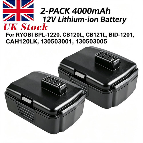 Pack 4000mah 12v batteries - 2-pack,