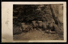 Photo Postcard Infantrymen